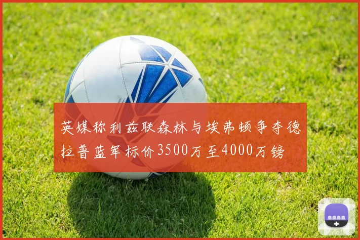 英媒称利兹联森林与埃弗顿争夺德拉普蓝军标价3500万至4000万镑