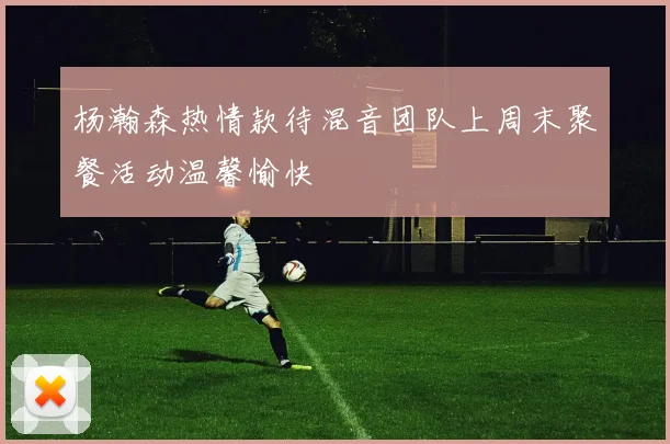 杨瀚森热情款待混音团队上周末聚餐活动温馨愉快